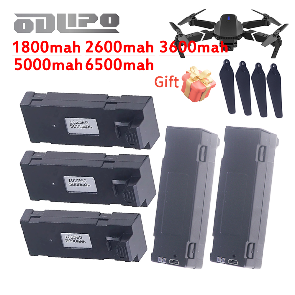 Eachine Drone E58 - YENI Yükseltme E88 Pil 6500 mah