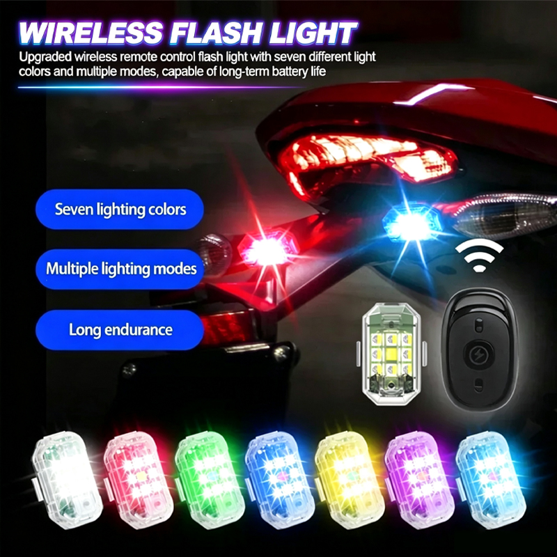 Drone Strobe Light - Kablosuz LED Drone çakarlı lamba Motosiklet