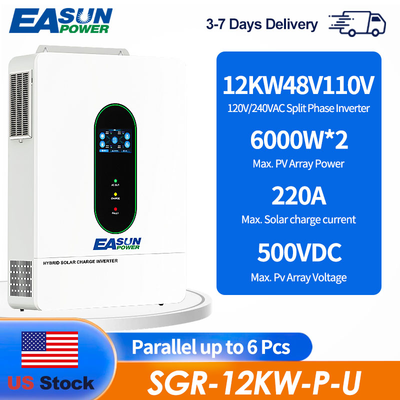 Drone Solar Charger - EASUN US 12KW 12000W Bölünmüş Fazlı