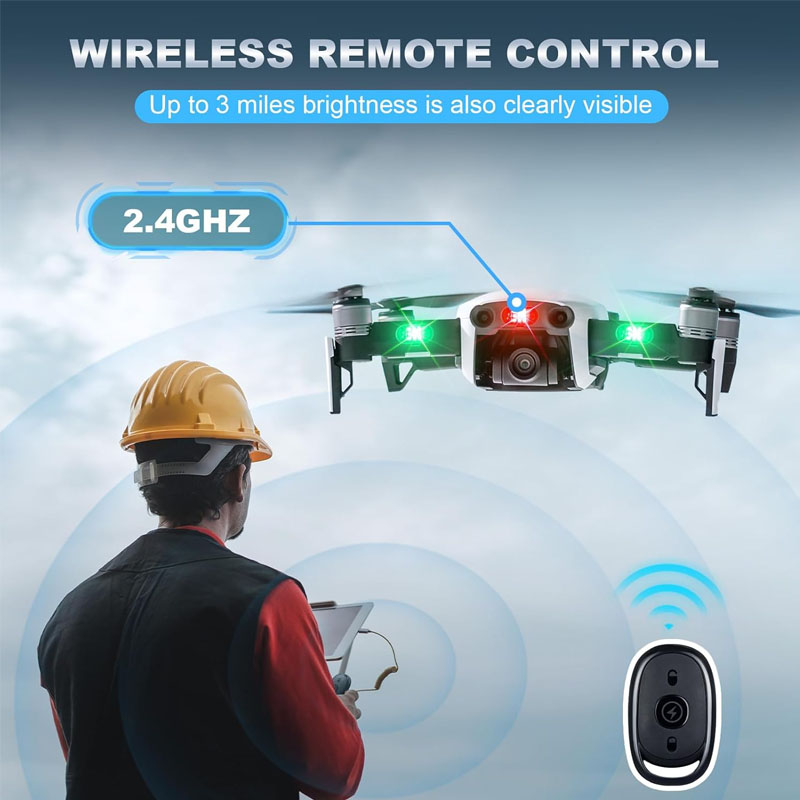 Kablosuz LED Drone çakarlı lam - Drone Strobe Light incelemesi ve fiyatı